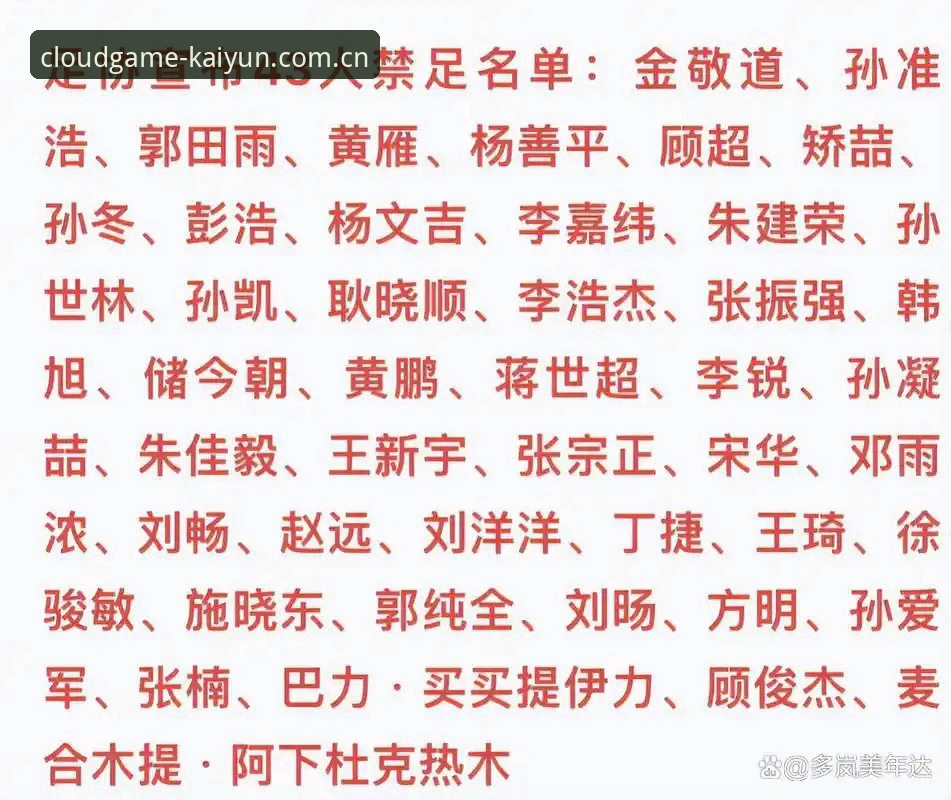 为什么开云全站电脑版的数据视角能让足协禁足名单更透明？